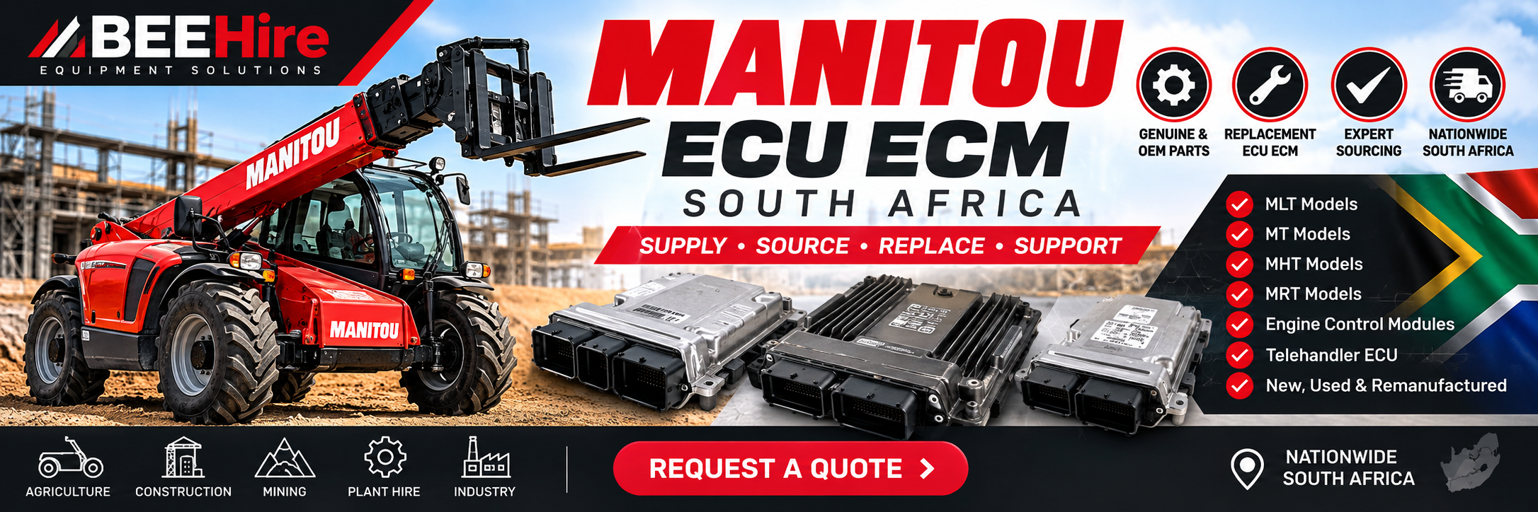 Manitou ECU ECM South Africa