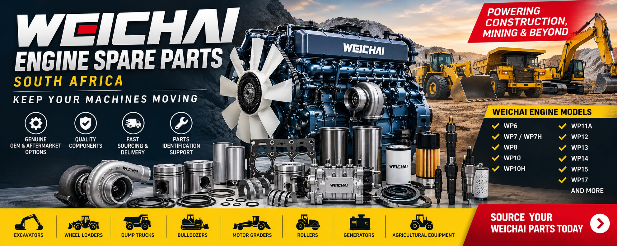 Weichai Engine Spare Parts
