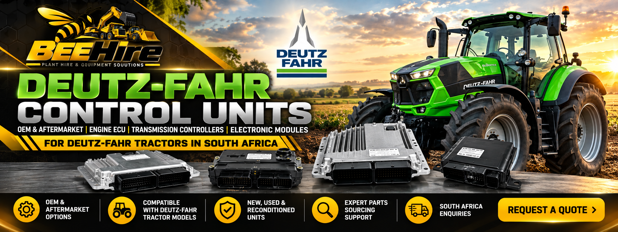 Deutz-Fahr tractor engine control unit ECU