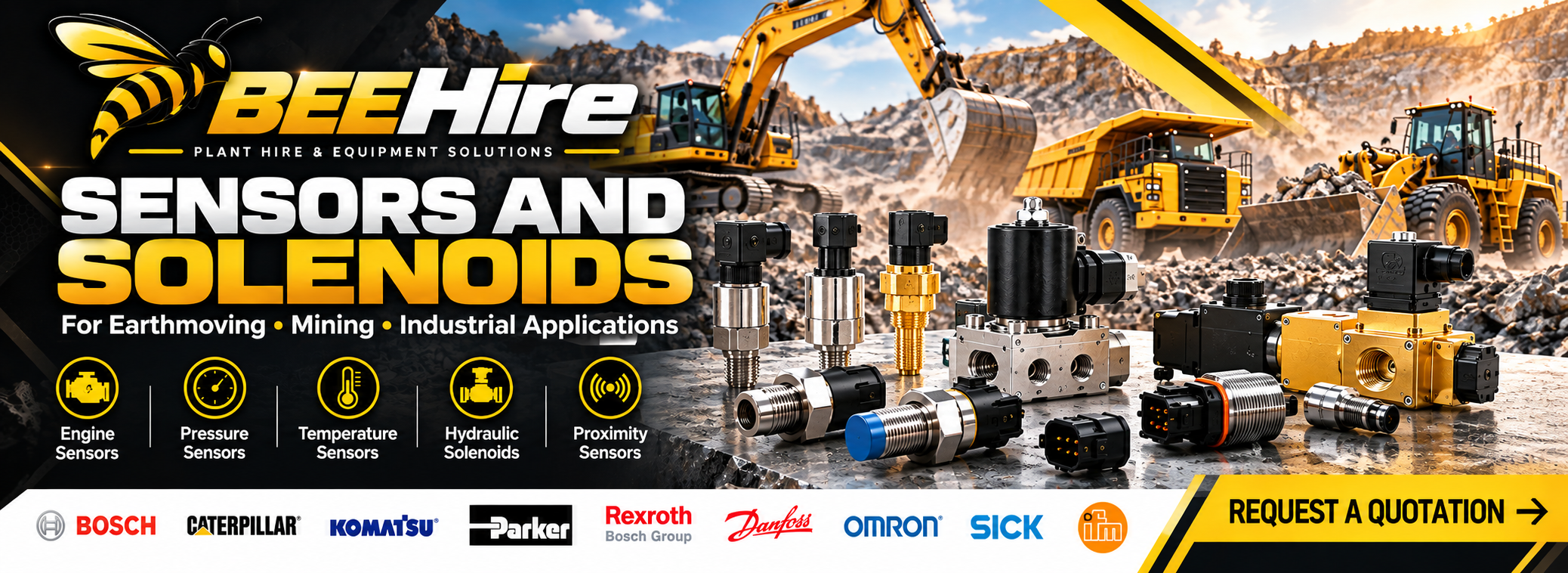 Beehire Sensors and Solenoids – Industrial Sensors and Replacement Parts in South Africa